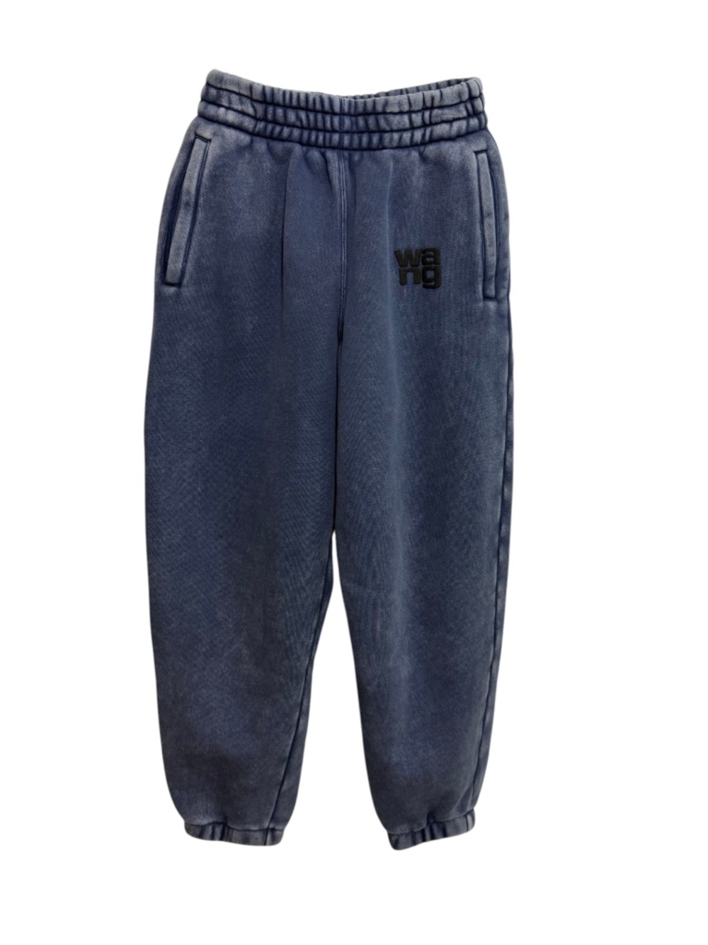 Alexander Wang Classic Sweatpant Puff Paint Logo in Blue Size S (altered)